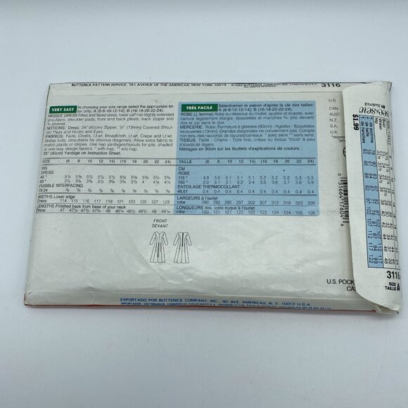 Vintage 90s Lot of 5 Sewing Patterns Women's Skirts Tops Jackets Dresses - Picture 7 of 16